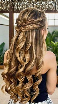 Braided Bridal Hair, Diy Bridesmaid Hair, Bridesmaid Hair Inspo, Bridesmaid Hairstyle, Bridal Party Hair, Guest Hair, Hoco Hairstyles, Lavender Hair, Cut Her Hair