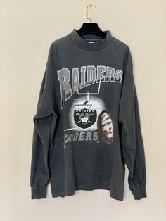 Vtg 94 La Raiders shirt 2 shirt Shipping from the US. Easy 30 day return policy, 100% cotton, Double-needle neck, sleeves and hem; Roomy Unisex Fit. Raiders Shirt, Long Sleeve Tshirt Men, Graphic Sweatshirt, Shop Now, United States, Tank Tops, Sweatshirts, Mens Tshirts, Mens Tops