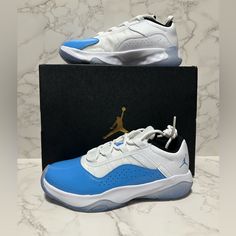 New With Box. Big Kids Sizes. Light Blue Sports Jordan Shoes With Round Toe, Sports Light Blue Jordan Shoes With Round Toe, Light Blue Jordan Sports Shoes With Round Toe, Light Blue Jordan Shoes For Sports, Light Blue Low-top Jordan Sports Shoes, Sporty Light Blue Jordan Sports Shoes, Sporty Light Blue Jordan Shoes For Sports, Sporty Light Blue Jordan Shoes, Blue Jordan Shoes With Air Cushioning