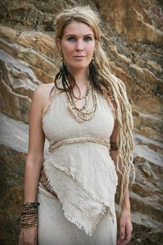 Earth Frayed Top ~ Natural Cotton #earthyclothing #browntop #wraptop #tribaltop #bohemiantop #gypsyclothing #pixieclothing #gypsytop #naturalcottonshirt #festivalwomentop #frayedtop #organicclothing #rusticwomantop Warts On Hands, Warts On Face, Long Cotton Skirt, Get Rid Of Warts, Raw Fabric, Womens Halter Tops, Backless Top, Halter Tops