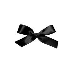 a black bow on a white background