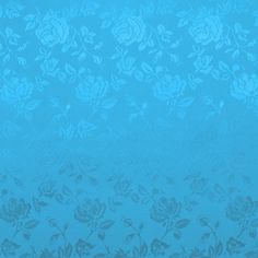 a blue background with white flowers and leaves on the bottom right corner is light blue