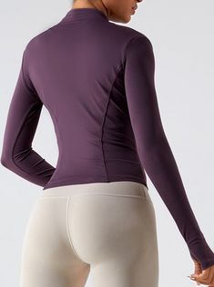 Type: Jacket Material: Polyester, Spandex Sleeve Style: Long Sleeve Pattern Type: Plain Fit Type: Slim Occasion: Active, Exercise, Fitness Package Include: 1 x Jacket Care Instructions: Hand Wash or Machine Wash Long Sleeve Pattern, Summer Bottoms, Sport Top, Prom Outfits, Sleeve Pattern, Exercise Fitness, Spring Tops, Fall Jackets, Sports Top