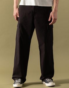 RSQ Mens Loose Cargo Pants - WASHED BLACK | Tillys Utility Full Length Pants With Button Closure, Relaxed Fit Wide Leg Cargo Pants With Button Closure, Casual Full-length Bottoms With Button Closure, Relaxed Fit Full-length Pants With Button Closure, Relaxed Fit Cotton Cargo Pants With Button Closure, Casual Cargo Pants With Button Closure And Tapered Leg, Casual Tapered Leg Cargo Pants With Button Closure, Casual Wide Leg Cargo Pants With Button Closure, Straight Cotton Cargo Pants With Button Closure