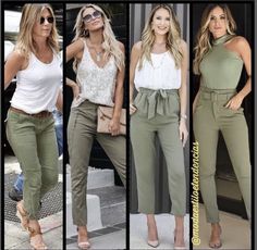 Olive Pants Outfit, Olive Green Pants Outfit, Boss Lady Outfit, Green Pants Outfit, Outfit Informal, Outfits Con Jeans, Olive Pants, Olive Green Pants, Beige Outfit