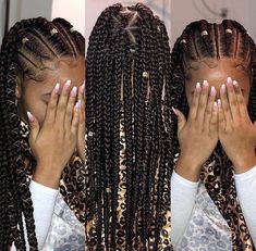 African American Girl Hairstyles, Trendy We Fryzurach, Kid Braid Styles, Protective Hairstyles For Natural Hair, Natural Hairstyles For Kids, Girls Hairstyles Braids, Braids For Kids, Black Hairstyles, Trendy Hair