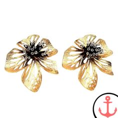 |200001034:367#Gold Elegant Flower-shaped Beach Earrings, Gold Flower-shaped Earrings For Beach, Elegant Flower Shaped Earrings For Beach, Gold Flower Earrings For Beach, Elegant Flower Earrings For Beach, Evening Flower-shaped Clip-on Jewelry, Flower Shaped Clip-on Earrings For Evening, Elegant Flower-shaped Earrings For Beach, Lovers Embrace