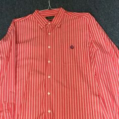 Brand New Ralph Lauren Shirt Men , Size 16 1/5 Color White/ Red , It Is In Good Condition. Classic Red Ralph Lauren Top, Ralph Lauren Red Button-up Top, Ralph Lauren Red Collared Shirt, Red Ralph Lauren Collared Shirt, Red Button-up Ralph Lauren Top, Red Collared Ralph Lauren Shirt, Blue Shirt Dress, Ralph Lauren Long Sleeve, Striped Long Sleeve Shirt