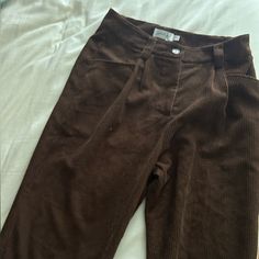 Brand New Petal And Pup Brown Corduroy High Waisted Pants. Size 8. So Cute But Way Too Big On Me! Stretch High Waist Corduroy Pants, Trendy Brown Corduroy Bottoms, Trendy Brown Corduroy Pants, Fitted Corduroy Pants For Winter, Winter Fitted Corduroy Pants, Brown High-waisted Corduroy Pants, Fitted Corduroy Bottoms With Pockets, Stretch Brown Corduroy Pants, Brown Stretch Corduroy Pants