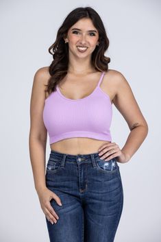 The Love Yourself Bralette by By Together is so stylish and comfy! It features a V-neckline, spaghetti straps, ribbed material, and a straight hemline. This super cute bralette will be perfect for everyday! You will want every color to pair with your favorite denim shorts for the warm weather! Fabric: 55% Modal, 37% Nylon, 8% Spandex Measurements: Bust (Size M/L): 11" Length (Size M/L): 15" True to Size Fit S/M 0-6, M/L 6-12 Every Color, Love Yourself, Warm Weather, Bralette, Spaghetti Strap, Lilac, Denim Shorts, Spaghetti, Super Cute