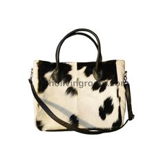 Experience durability and style with our large cowhide bag in black and white - an everyday essential for work or university. Free shipping on all our cowhide bags. The size of this large cowhide purse is Width 15x Height 13" Dept 5" with a Handle 13" and Strap 23" All our cowhide bags are custom made to order and takes approx seven to ten business days. This large cowhide bag is also available in brown and white. Experience the flair of a modern-day cowgirl with this striking cowhide tote bag. Black And White Boho Living Room, White Boho Living Room, Western Style Interior, Cowhide Purse, Cowhide Bag, Cowhide Rugs, Boho Living, Cow Hide, Tote Bag Purse