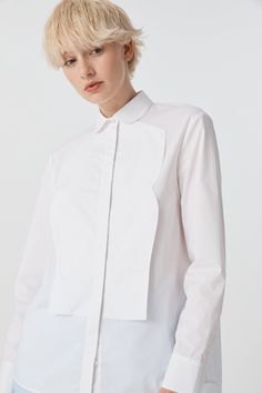 Boasting confidence and style, this uniquely designed shirt is a play on the classic dinner-shirt, with tuxedo style collar and front lapels. This long sleeved shirt has a concealed front button opening with a beautiful pearl button at the top of the placket. The back of the shirt has an inverted pleat for ease of wear. Relaxed fit silhouette. Model is wearing a Size AU 8 CARE INSTRUCTIONS Main: Cotton Wash separately with delicate cool hand wash in mild detergent Do not bleach, soak, or tumble Garment Care Labels, Tuxedo Style, Pleated Shirt, All Heart, Shirt Detail, Long Sleeved Shirt, Online Fashion Boutique, Wedding Outfits, Shirt Ideas