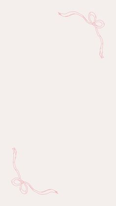 an image of a white background with pink lines in the shape of a bow and ribbon