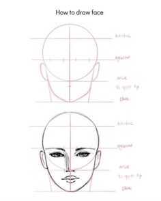 how to draw the face for beginners with step by step instructions and video guide