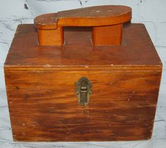 filled with old stuff polish and brushes you will get all that you see Shoe Shine Box, Old Stuff, Wooden Shoe, Shoe Polish, Shoe Shine, Wooden Shoes, Wood Box, Horse Hair, Wood Boxes