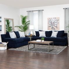 the living room is clean and ready to be used as a den or family room