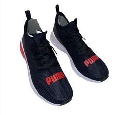 Brand New Puma Cell Vive Bright Size 10 M Puma High-top Running Shoes, Puma Lace-up Running Shoes, Puma Logo High-top Running Shoes, Casual Puma Running Shoes For Jogging, Puma High-top Synthetic Running Shoes, High-top Puma Running Shoes, Shoes Puma, Puma White, Puma Shoes