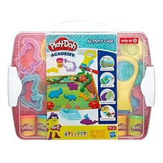 play - doh activity set in plastic case with handle and handles, including toys