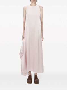 Find JW ANDERSON Sleeveless Draped Midi Dress on Editorialist. powder pink crew neck sleeveless draped detailing racerback concealed rear zip fastening knee-length asymmetric hem Draped Midi Dress, Draped Midi Dresses, Pink Crewneck, Sleeveless Midi Dress, Jw Anderson, Pink Midi Dress, Asymmetrical Hem, Powder Pink, Midi Dress Sleeveless