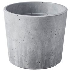 a concrete planter is shown on a white background