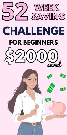 Looking for the best saving money tips to build your savings? Try the 52-Week Money Saving Challenge! This savings challenge is designed to help you start saving money in a fun, creative way that works for anyone. Each week, you’ll save a little more, and by the end of the year, you’ll have a nice sum! With these easy money-saving tips, you’ll find it simple to stick to a plan and watch your money grow. Start now and see how this is one of the best ways to start saving money with minimal effort. 52 Week Savings Challenge, Saving Money Tips, No Spend Challenge, Saving Challenge, Monthly Budget Planner, Weekly Saving, Start Saving Money