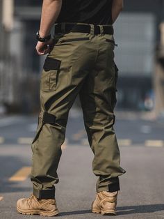 Men's Outdoor Train Shift Cargo Pants
Features：

 	Product ID:CP0001
 	Material:Cotton,Polyester
 	Season:Spring,Summer,Autumn,Winter
 	Color:Green,Gray,Camouflage

Size Chat： Combat Style Khaki Work Pants For Outdoor, Khaki Pants For Outdoor Activities, Khaki Full Length Pants For Outdoor Activities, Full Length Khaki Pants For Outdoor Activities, Combat Style Trousers For Outdoor Activities, Casual Khaki Bottoms For Outdoor Work, Outdoor Camouflage Cotton Pants, Green Military Cargo Pants For Outdoor, Green Combat Pants For Outdoor Activities