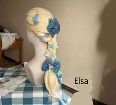 Please contact in advance if you want to use fast shipping.  Wigs braided Princess Elsa Wigs for kids Cosplay Wigs Synthetic Costume Wigs Halloween Wigs 1. All the photos are shot with iPhone camera by BAG WIGS . The photos are not allowed to use without our permission.  2. The wig is made of high quality synthetic fibers. It is natural as human hair.  3. The cap is medium size with adjustable strips,  which fits most adult. It doesn't fit kids under 7 years old.  4. Standard shipping will take about 10 to 15 business days to be received after it is shipped out.  5. We also do drop shipping. Please contact us for more details. Elsa Wig, Halloween Wigs, Princess Elsa, Costume Wigs, Cosplay Wigs, Synthetic Fiber, Exercise For Kids, Human Hair, Hair Care