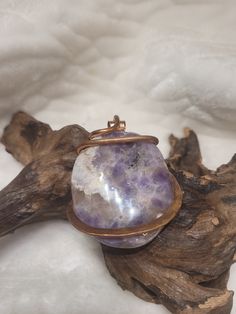 Natural Amethyst Stone Pendant ♥ Increases nobility ♥ Spiritual awareness ♥ Psychic abilities ♥ Inner peace and healing ♥ Healing of body, mind & soul ♥ Positive transformation ♥ Meditation ♥ Balance ♥ Relieves stress ♥ CommunicationDetails: Handcrafted Item using Copper with Cold Forge Wire Wrap technique. This pendant measures 2 1/2 inch on Length incuding Bail, and 1 1/2 inches wide at top. Material: Natural Amethyst, Copper One Of A Kind - Ships within 1-3 Days Securely Packaged. Your Choice Peace And Healing, Body Mind Soul, Blue Geode, Simple Bracelets, Spiritual Awareness, Psychic Abilities, Bracelet Clasps, Labradorite Stone, Wrapped Pendant