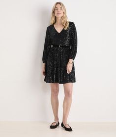 Nothing says “let’s celebrate!” like sparkly sequins, and this ultra-flattering dress is proof of that. From the big office party to the big countdown to midnight, this is the style to wear for the season’s most memorable moments. Big Office, Tiered Dresses, Flattering Dress, Office Party, Flattering Dresses, Office Parties, Memorable Moments, Tiered Dress, Dress Romper