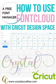 how to use font and cursive writing with cricut design space