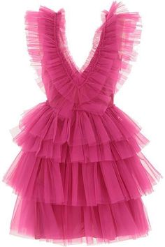 Hot Pink Homecoming, Hot Pink Homecoming Dress, Puffy Prom Dresses, Outfit Elegantes, Mini Prom Dresses, Catty Noir, Hot Pink Shorts, Tulle Homecoming Dress, Pink Homecoming Dress