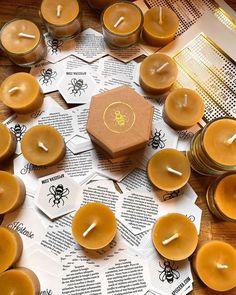 #candlemaker #beeswaxcandles #candles #savethebees #ciredabeille #naturalcandles #provence Diy Candle Art, Pure Beeswax Candles, Aroma Candle, Candle Branding, Candle Packaging, Candle Art, Tea Candles