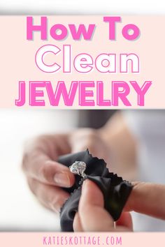 Tips for cleaning jewelry at home! #jewelry #jewelryathome #cleaningjewelryathome #cleaningjewelry #tipsforcleaning #tipsforcleaningjewelry #tipsforcleaningjewelryathome How To Clean Pearls, Homemade Cleaner, How To Clean Earrings, Clean Sterling Silver, Jewelry Organizer Storage, Fine Silver Jewelry