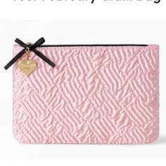 Light Pink Ipsy Makeup Bag With Black And Gold Accents. Never Used. Nwot. Anything That Starts With "3/$15" Can Be Combined. Pick 3 Items With "3/$15" In The Title And Send Me An Offer For $15 Dollars Or Buy It Individually For The Price Listed! Questions? Leave A Comment Below! Pink Mini Purse, Ipsy Makeup Bag, Girly Makeup, Ipsy Glam Bag, Pick 3, Ipsy Bag, 2024 Design, Glam Bag, Green Satin