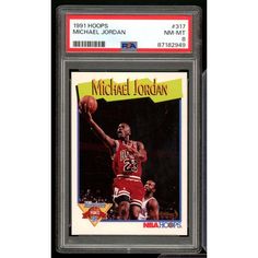 Capture a piece of basketball history with the 1991-92 Hoops #317 Michael Jordan Card. Featuring "His Airness" during one of his prime seasons, this card is a must-have for any serious collector. Basketball History, Nba Sports, Collectible Trading Cards, Indoor Toys, Michael Jordan, Trading Cards, Card Games, The Collector, Nba