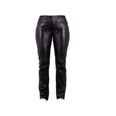 Mauritius Zazoe Leather Pants in Black Leather Wide Leg Pants With Five Pockets, Leather Bottoms With Belt Loops, Leather Wide Leg Bottoms With Five Pockets, Leather Pants With Belt Loops For Fall, Leather Pants With Belt Loops For Work, Leather Bottoms With Belt Loops And Standard Cut Leg, Fall Leather Bottoms With Belt Loops, Fall Leather Straight Pants, Leather Bottoms With Belt Loops For Fall