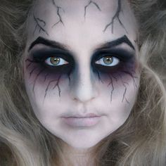 Zombie Halloween Makeup, Ghost Makeup, Witch Makeup