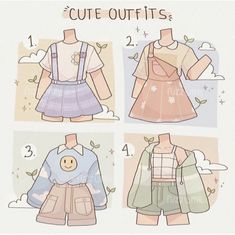 Hiasan Bilik Tidur, Art Outfit, Clothing Sketches, Art Outfits, Fashion Drawings, Clothing Design Sketches, Drawing Anime Clothes, Sopot, Dress Sketches