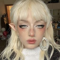 Look Grunge, Alternative Makeup, Cool Makeup Looks, Fairy Makeup, Makeup Aesthetic, Elf Makeup, Edgy Makeup, Cute Makeup Looks, Creative Makeup Looks