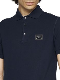 100% Cotton Designer Fitted Polo Shirt, Luxury Fitted Cotton Tops, Luxury Fitted Cotton Top, Feminine Chic, Stefano Gabbana, Glamorous Dresses, John Lobb, Tailored Suits, Online Bags