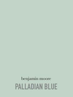 an image of the cover of penguinmore's book palladian blue by benjamin moore