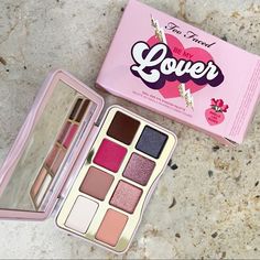 Brand New In Box. Unused. Too Faced Be My Lover Mini Eyeshadow Palette Is Small, But Mighty And Contains 8 Perfectly Coordinated Shades To Take You From Morning Coffee To Date Night. Benefits: ~Wearable Warm Tones And Pinks ~Rich, High-Pigment Shadows Offer True Color Payoff ~Silk-Smooth Formula Blends Effortlessly ~Smells Like Roses ~Paraben Free ~Gluten Free Shades: Be Mine (Cool Cream) Crazy 4 U (Rosy Taupe) True Love (Bright Petal Pink) Xoxo (Deep Brown) U R Cute (True Peach) Hey Sugar (Spar Be My Lover, Mini Eyeshadow Palette, My Lover, Too Faced Makeup, Deep Brown, Purple Glitter, Be Mine, Paraben Free, Too Faced