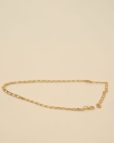 Chain link necklace in 18k gold-plated brass. Engraved detailing throughout. Adjustable lobster clasp fastening. Approx. 20" length. Supplier color: Gold 18k gold, brass Wear it by itself or as a set！ Gold Set, Chain Link Necklace, Link Necklace, Golden Hour, Chain Link, Gold Bracelet, 18k Gold, Chain Necklace, Gold Necklace