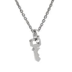 The Louis Vuitton Double Key White Gold Pendant Necklace is an exquisite representation of the brand’s enduring commitment to luxury, style, and craftsmanship. This necklace, a part of Louis Vuitton’s fine jewelry collection, is designed to appeal to those with a refined taste for subtle elegance and sophisticated simplicity. Crafted from 18k white gold, the necklace features a delicate yet sturdy chain that exudes a sense of understated luxury. The white gold used in the necklace is meticulously polished to a high sheen, ensuring that it catches and reflects light beautifully, adding a subtle sparkle to the wearer’s neckline. The focal point of the necklace is the double key pendant, a design that marries simplicity with symbolism. The key has long been a symbol of power, knowledge, and a Luxury Sterling Silver Clavicle Chain Necklace, Luxury Engraved Stainless Steel Necklaces, Luxury Engraved Stainless Steel Necklace, Formal White Gold Stainless Steel Necklace, Luxury White Gold Metal Chain Necklace, Luxury Stainless Steel Box Chain Jewelry, Luxury Polished Pendant Necklace, Luxury Metal Pendant Necklace, Luxury White Gold Stainless Steel Necklace