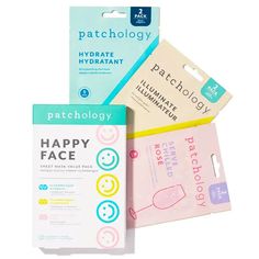 Introducing the ultimate 6-pack facial sheet mask bundle Happy Face with Illuminate, Hydrate, and Rosé. Each mask is specially designed to provide your skin with the care it needs to look and feel its best. Normal Skin Care, Mask Pouch, Rose Mask, Grapefruit Seed Extract, Face Kit, Pouch Design, Brightening Mask, Facial Sheet Mask, Face Sheet Mask