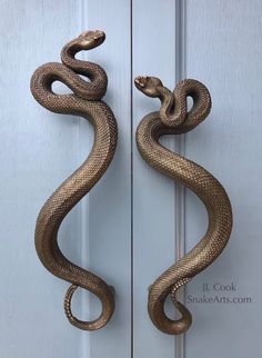 A Snake, Door Knockers, My New Room, Dream Home Design, 인테리어 디자인, House Inspiration, Door Handle, Snakes