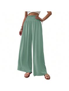 About this item
[Beautiful & Life]: This casual elastic waist wide leg pants is perfect for you to wear in the spring, summer, winter and fall, simple fashionable design, which shows your romance and feminine charm, suitable for all ages and various occasions
[Features]: Elastic waist, shirred waist, solid color, high waist, side pockets, wide leg pants, loose fit, palazzo trousers. It is cute, leisure and elegant, you can get many uses from it
[Best Gifts]: This is a good gift for your girls, l Character Clothing, Palazzo Trousers, High Waist Wide Leg Pants, Loose Trousers, Pants Loose, Flowy Pants, Summer Winter, Beautiful Life, Lounge Pants