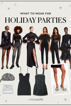 Are you attending holiday parties and celebrations in the next few months? Whether you want to go all out with sparkles and fringe or want to keep it classic with a simple red dress, there’s a little something in here for all styles. You’ll find a mix of price ranges, too, from a little higher end to some great budget-friendly finds and things under $100. Find my favorite picks here for your next party! Smart Dress Code, Christmas Party Dresses, Christmas Party Outfit, Christmas Party Outfits, The Perfect Christmas