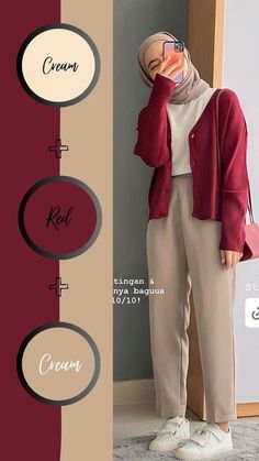 Stylish Outfits Casual, Simple Casual Outfits, Modest Casual Outfits, Colour Combinations Fashion, Mix Match Outfits, Color Combos Outfit, Color Combinations For Clothes, Good Color Combinations, Hijab Style Casual