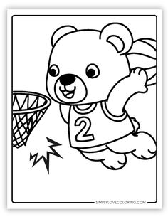 Free basketball coloring pages are great for educational activities for kids, crafts, road trips, and more. Also, get great ideas on fun ways to turn them into a learning experience. March 25, Calendar Printables